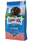 Artikel mit dem Namen Happy Dog Sensible Junior Lachs & Kartoffel im Shop von zoo.de , dem Onlineshop für nachhaltiges Hundefutter und Katzenfutter.