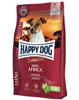 Artikel mit dem Namen Happy Dog Sensible Mini Africa im Shop von zoo.de , dem Onlineshop für nachhaltiges Hundefutter und Katzenfutter.
