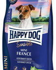 Artikel mit dem Namen Happy Dog Sensible Mini France im Shop von zoo.de , dem Onlineshop für nachhaltiges Hundefutter und Katzenfutter.