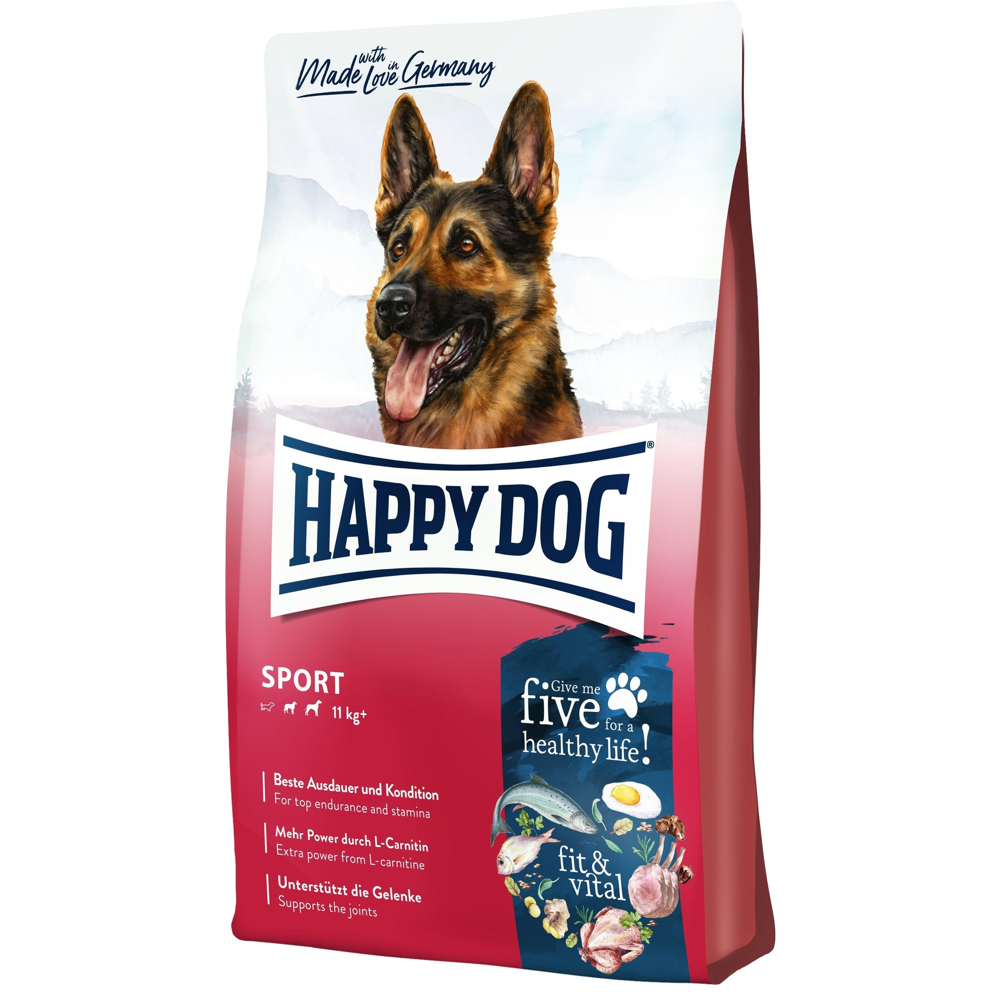 Artikel mit dem Namen Happy Dog Supreme fit & vital Sport im Shop von zoo.de , dem Onlineshop für nachhaltiges Hundefutter und Katzenfutter.
