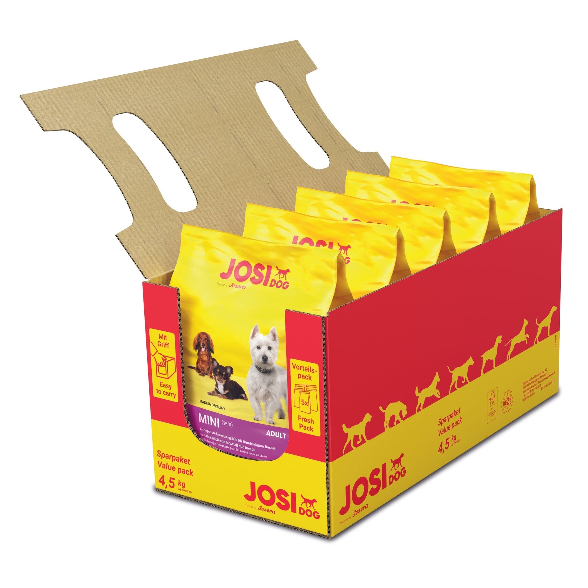 Artikel mit dem Namen JosiDog Mini im Shop von zoo.de , dem Onlineshop für nachhaltiges Hundefutter und Katzenfutter.
