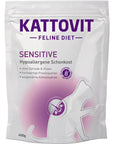 Artikel mit dem Namen Kattovit Feline Diet Sensitive Trockenfutter im Shop von zoo.de , dem Onlineshop für nachhaltiges Hundefutter und Katzenfutter.