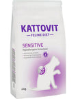 Artikel mit dem Namen Kattovit Feline Diet Sensitive Trockenfutter im Shop von zoo.de , dem Onlineshop für nachhaltiges Hundefutter und Katzenfutter.