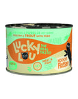Artikel mit dem Namen Lucky Lou Lifestage Adult Geflügel + Forelle im Shop von zoo.de , dem Onlineshop für nachhaltiges Hundefutter und Katzenfutter.