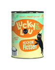 Artikel mit dem Namen Lucky Lou Lifestage Adult Geflügel + Forelle im Shop von zoo.de , dem Onlineshop für nachhaltiges Hundefutter und Katzenfutter.