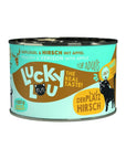 Artikel mit dem Namen Lucky Lou Lifestage Adult Geflügel + Hirsch im Shop von zoo.de , dem Onlineshop für nachhaltiges Hundefutter und Katzenfutter.
