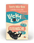 Artikel mit dem Namen Lucky Lou Lifestage Adult Tasty-Mix im Shop von zoo.de , dem Onlineshop für nachhaltiges Hundefutter und Katzenfutter.