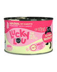 Artikel mit dem Namen Lucky Lou Lifestage Kitten Geflügel im Shop von zoo.de , dem Onlineshop für nachhaltiges Hundefutter und Katzenfutter.