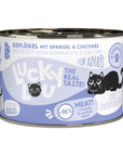 Artikel mit dem Namen Lucky Lou Lifestage Sterilized Geflügel im Shop von zoo.de , dem Onlineshop für nachhaltiges Hundefutter und Katzenfutter.