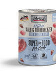 Artikel mit dem Namen MAC's Cat Kitten Kalb & Hühnchen im Shop von zoo.de , dem Onlineshop für nachhaltiges Hundefutter und Katzenfutter.