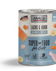 Artikel mit dem Namen MAC's Cat Lachs & Huhn im Shop von zoo.de , dem Onlineshop für nachhaltiges Hundefutter und Katzenfutter.