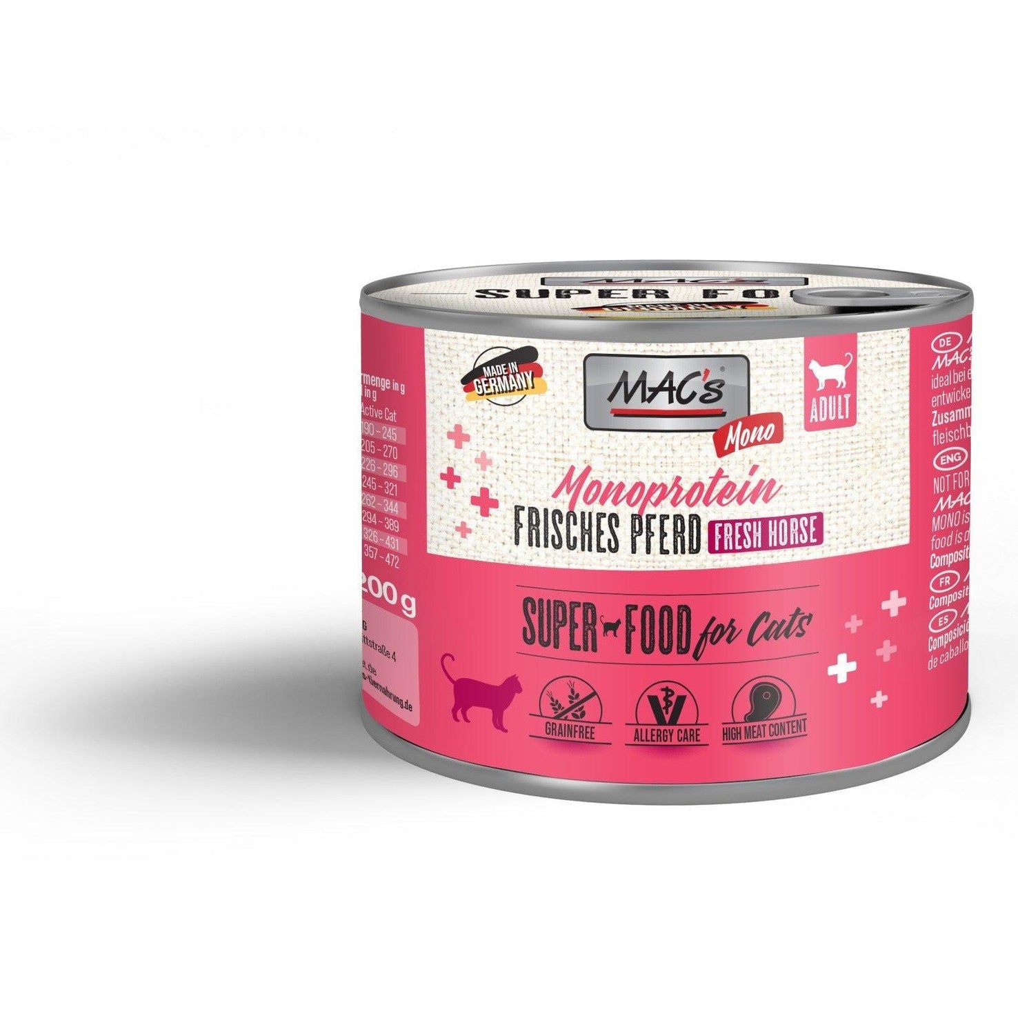 Artikel mit dem Namen MAC's Cat Mono Pferd im Shop von zoo.de , dem Onlineshop für nachhaltiges Hundefutter und Katzenfutter.