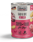 Artikel mit dem Namen MAC's Dog Kalb & Ente im Shop von zoo.de , dem Onlineshop für nachhaltiges Hundefutter und Katzenfutter.
