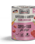 Artikel mit dem Namen MAC's Dog Kopffleisch & Karotten im Shop von zoo.de , dem Onlineshop für nachhaltiges Hundefutter und Katzenfutter.
