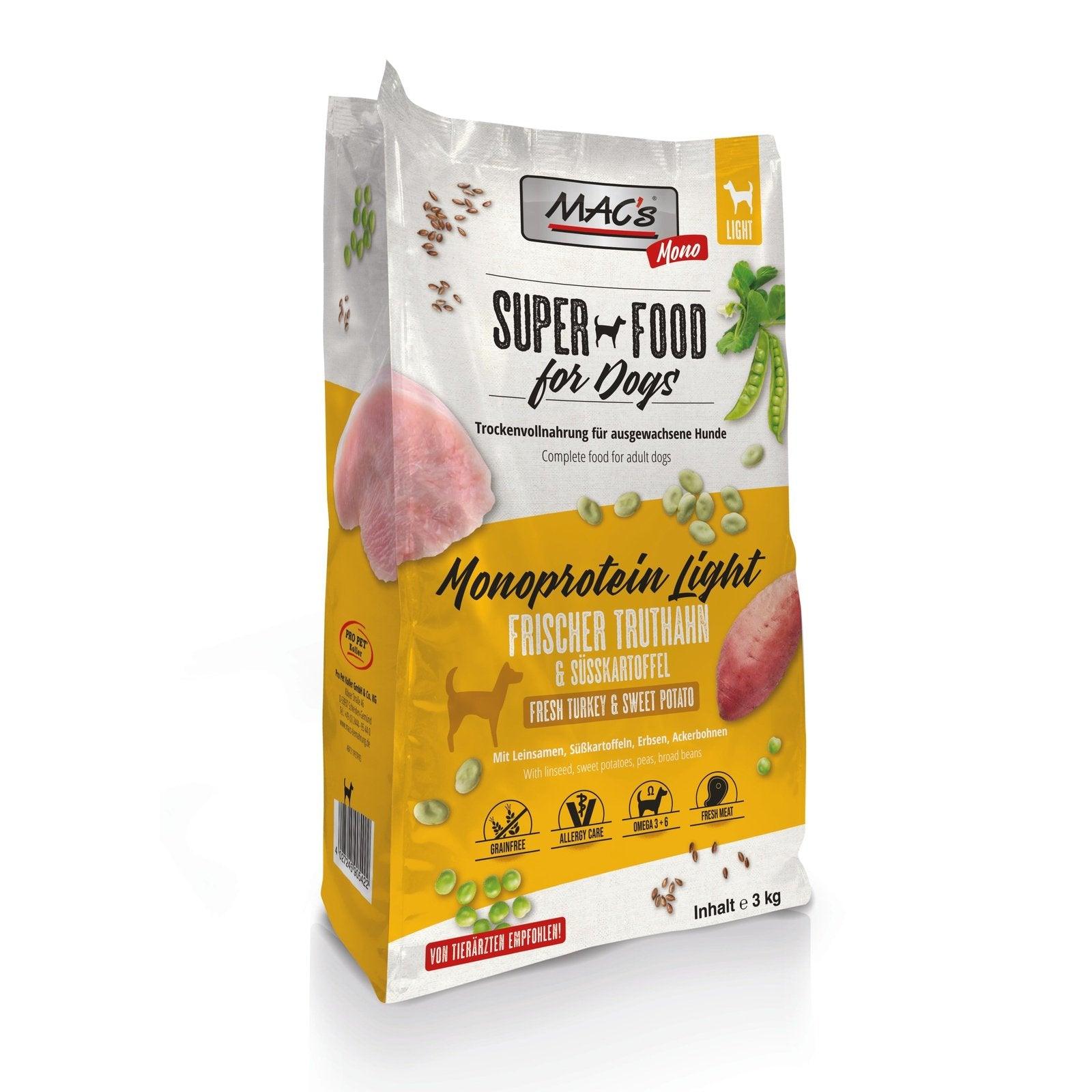 MAC's Dog Mono Senior-Light Trockenfutter  getreidefrei  zoo.de