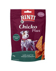 Artikel mit dem Namen Rinti Chicko Plus Knoblauchecken im Shop von zoo.de , dem Onlineshop für nachhaltiges Hundefutter und Katzenfutter.