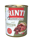 Artikel mit dem Namen Rinti Kennerfleisch Rentier im Shop von zoo.de , dem Onlineshop für nachhaltiges Hundefutter und Katzenfutter.
