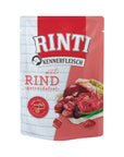 Artikel mit dem Namen Rinti Kennerfleisch Rind im Shop von zoo.de , dem Onlineshop für nachhaltiges Hundefutter und Katzenfutter.