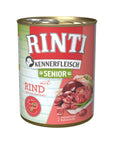 Artikel mit dem Namen Rinti Kennerfleisch Senior Rind im Shop von zoo.de , dem Onlineshop für nachhaltiges Hundefutter und Katzenfutter.