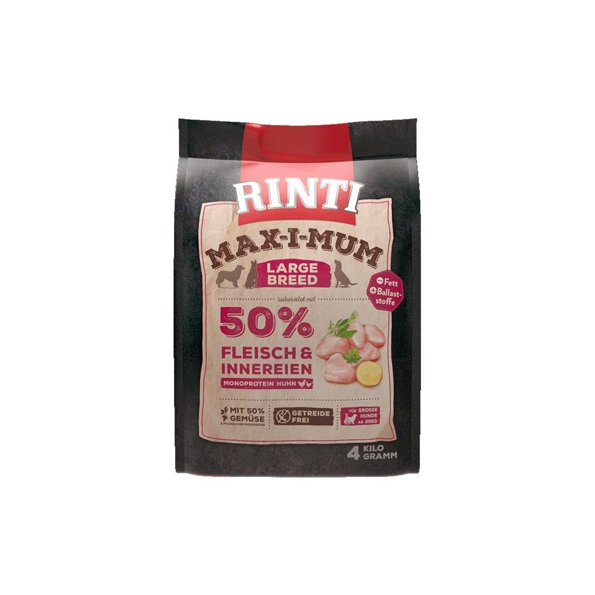 RINTI Max-i-mum Large Breed Huhn – Hundefutter getreidefrei – zoo.de