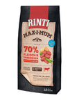 Artikel mit dem Namen Rinti Max-i-mum Rind im Shop von zoo.de , dem Onlineshop für nachhaltiges Hundefutter und Katzenfutter.