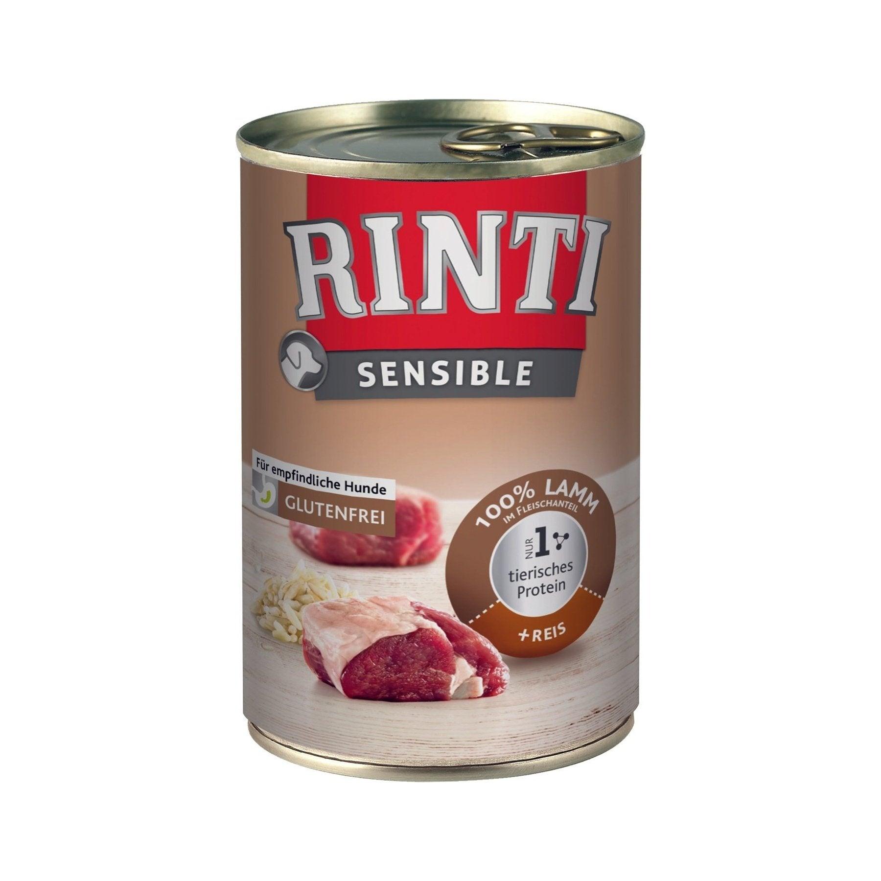 Artikel mit dem Namen Rinti Sensible Lamm & Reis im Shop von zoo.de , dem Onlineshop für nachhaltiges Hundefutter und Katzenfutter.