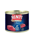 Artikel mit dem Namen Rinti Singlefleisch Exclusive Ross Pur im Shop von zoo.de , dem Onlineshop für nachhaltiges Hundefutter und Katzenfutter.
