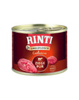 Artikel mit dem Namen Rinti Singlefleisch Exclusive Ziege Pur im Shop von zoo.de , dem Onlineshop für nachhaltiges Hundefutter und Katzenfutter.