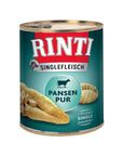 Artikel mit dem Namen Rinti Singlefleisch Pansen Pur im Shop von zoo.de , dem Onlineshop für nachhaltiges Hundefutter und Katzenfutter.
