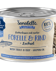 Sanabelle Nassfutter mit Forelle & Rind zoo-de