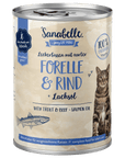 Sanabelle Nassfutter mit Forelle & Rind zoo-de