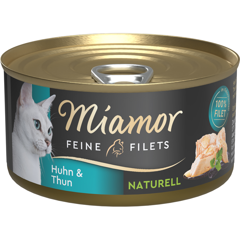Miamor Feine Filets Naturell Huhn &amp; Thunfisch