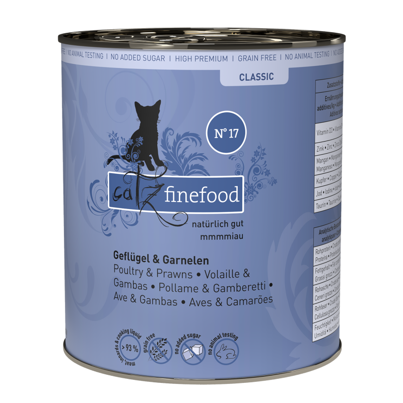 Catz Finefood No.17 Geflügel+Garnele