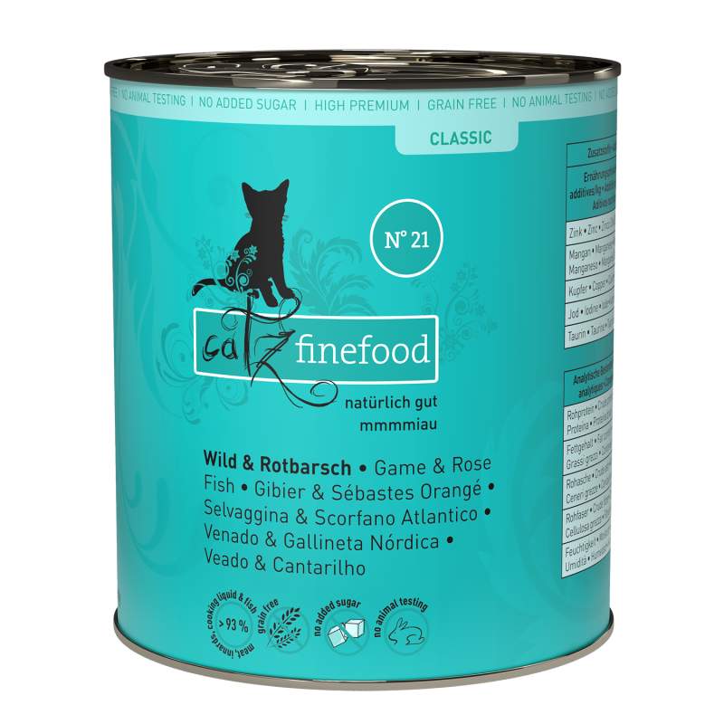 Catz Finefood No.21 Wild+Rotbarsch