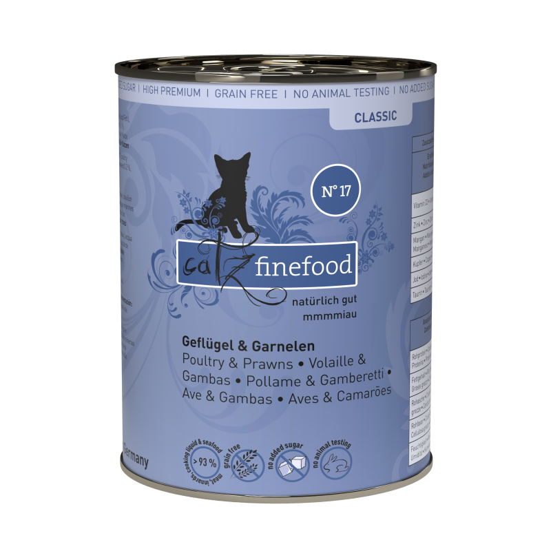 Catz Finefood No.17 Geflügel+Garnele