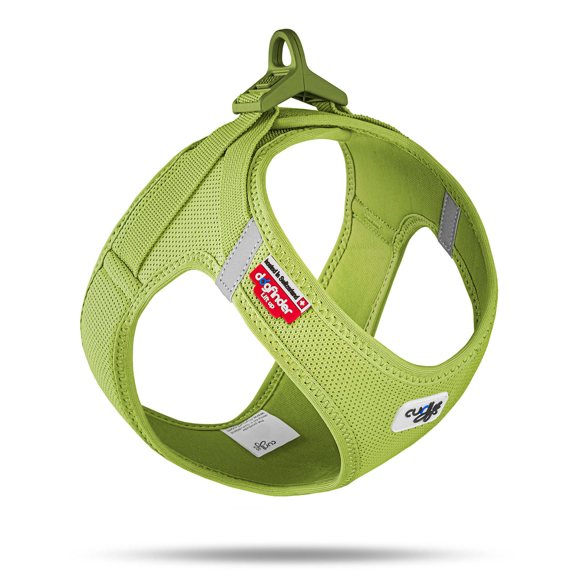 Curli Clasp Vest Geschirr Air-Mesh – Lime / M