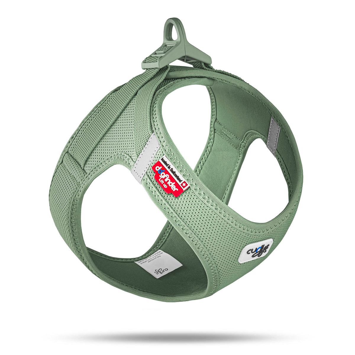 Curli Clasp Vest Geschirr Air-Mesh – Olive / 3XS