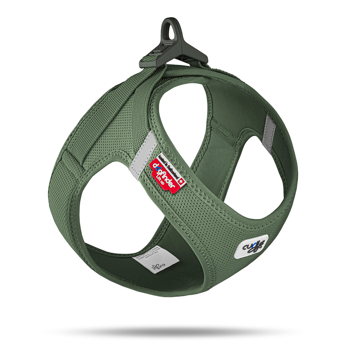 Curli Clasp Vest Geschirr Air-Mesh – Moss / 3XS