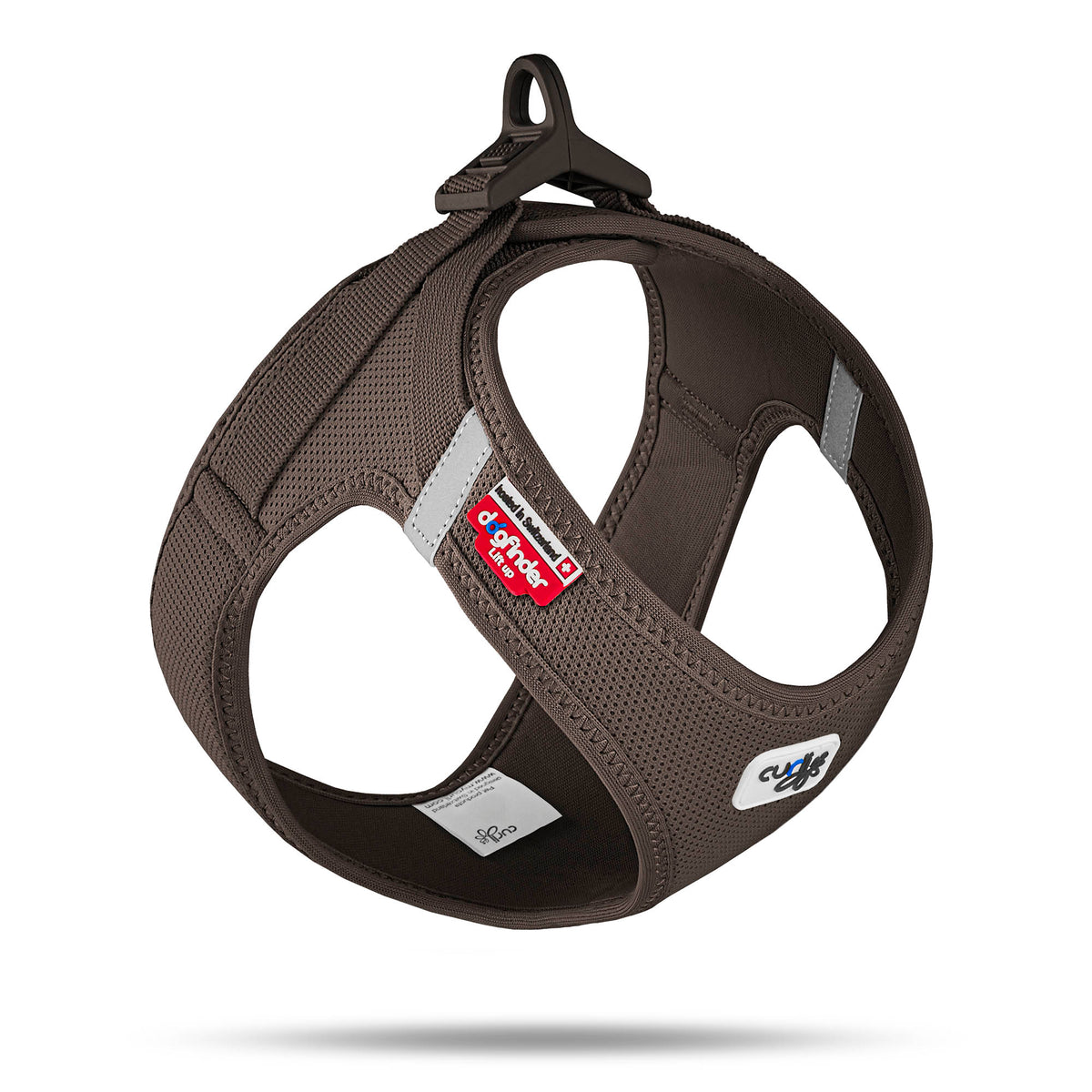 Curli Clasp Vest Geschirr Air-Mesh – Braun / 3XS