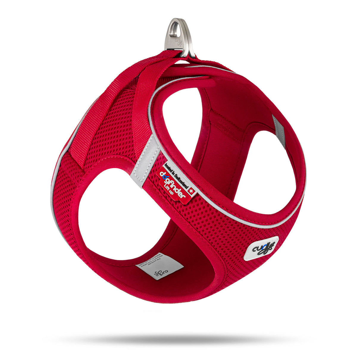 Curli Magnetic Vest Geschirr V2 – Rot / 2XS