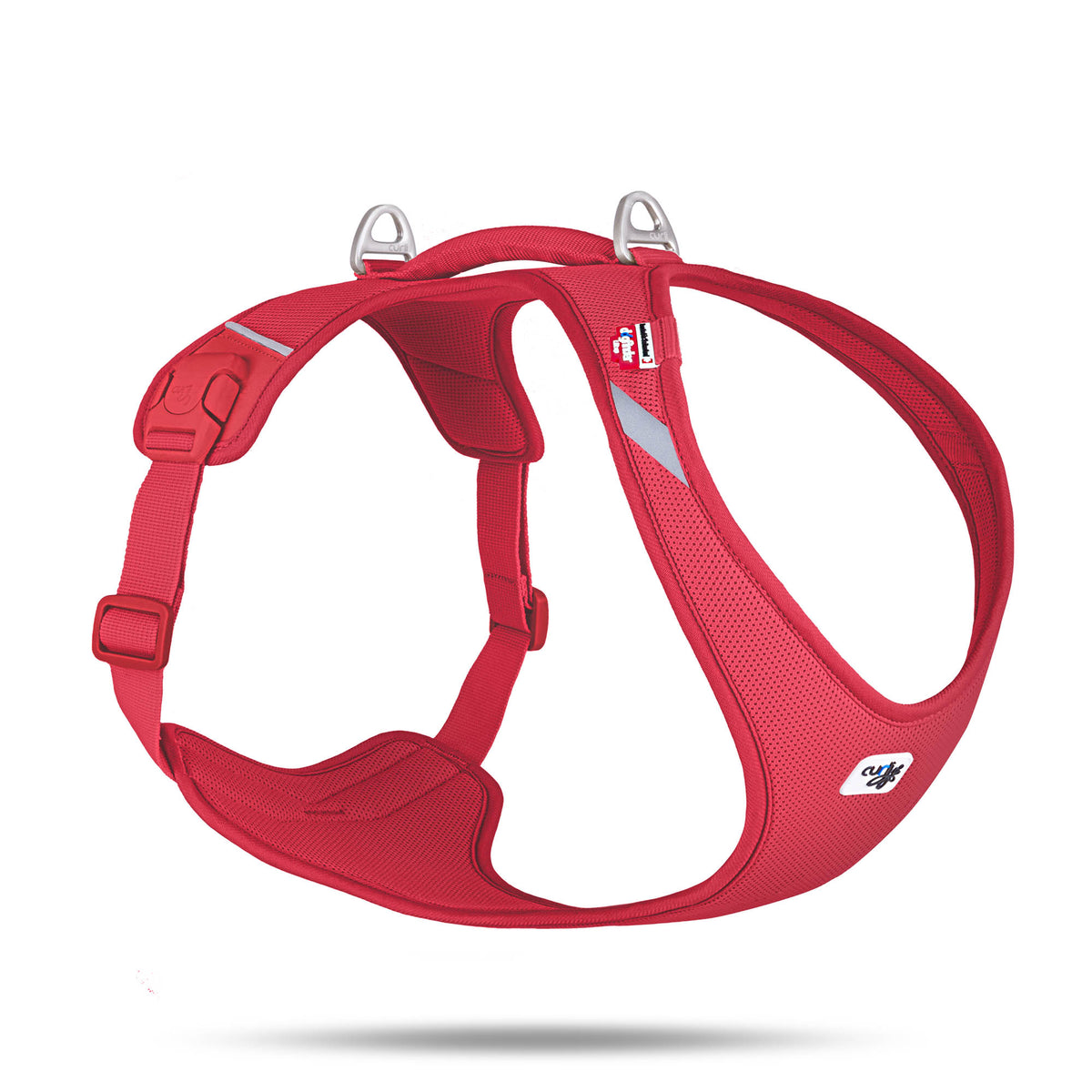 Curli Belka Geschirr Air-Mesh – Rot / XL