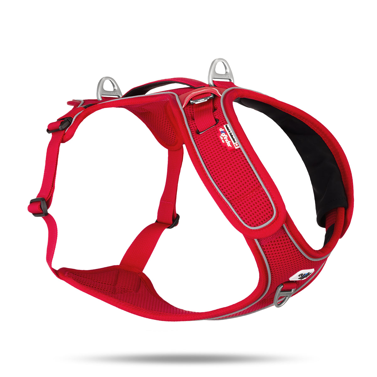 Curli Belka Geschirr Adjustable Neck – Rot / 2XL