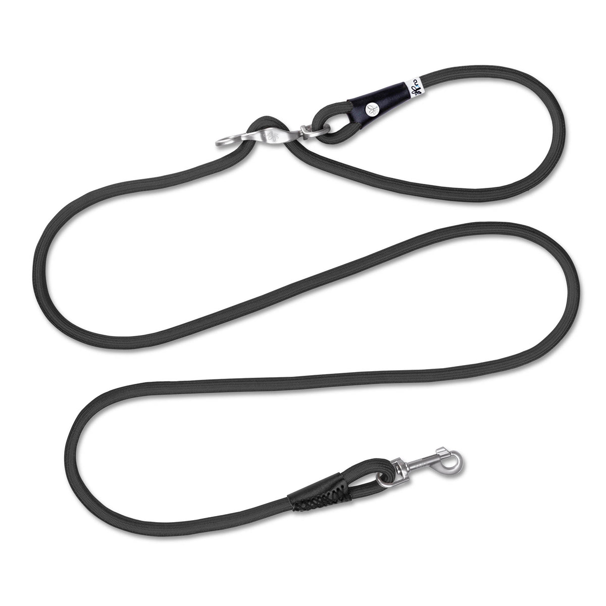 Curli Vario Comfort Leine – Schwarz / S