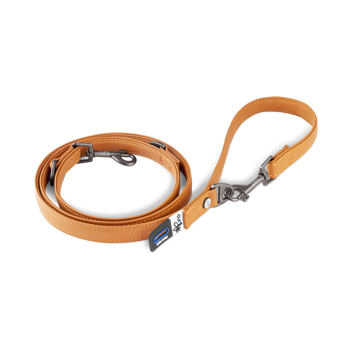 Curli Apple Leather Leine – Braun / S