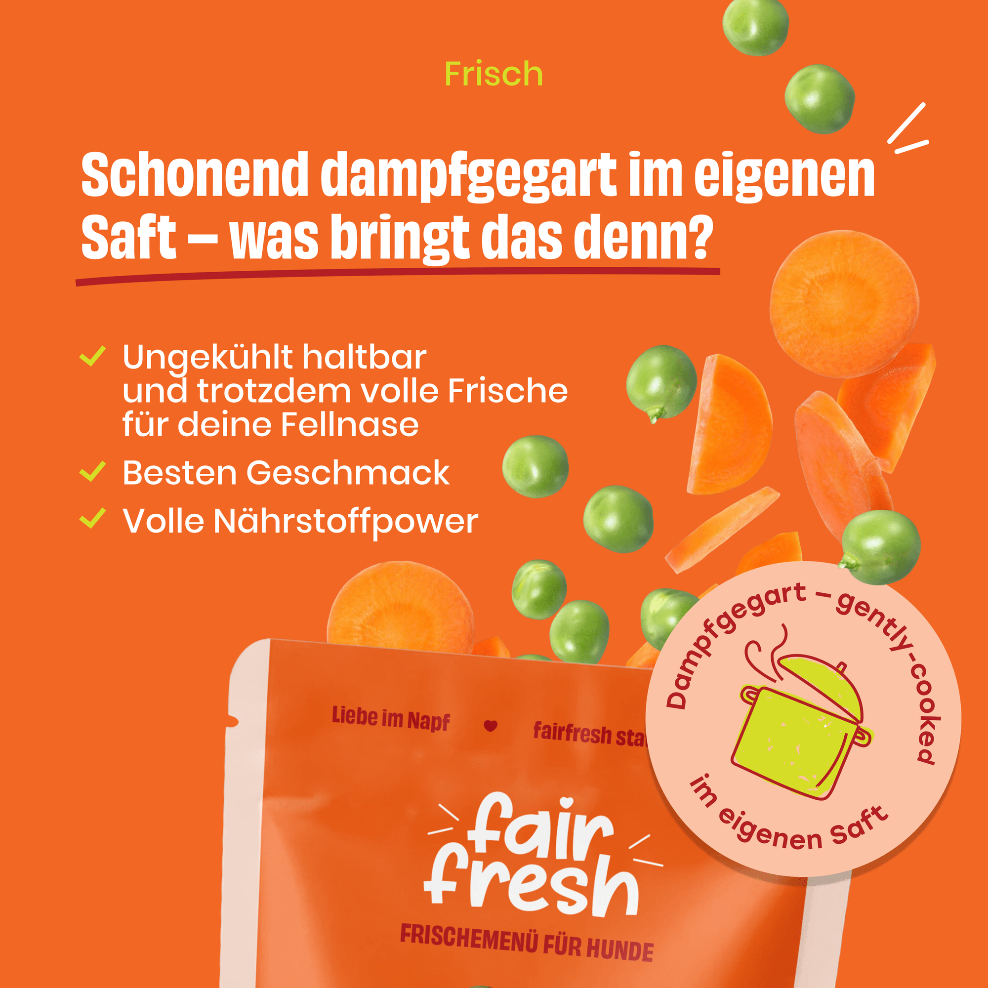 Huhn mit Amaranth, Karotten und Spinat zoo-de