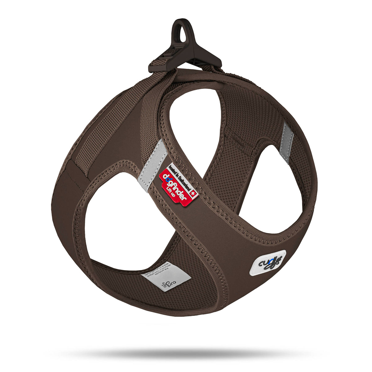 Curli Clasp Vest Geschirr Softshell – Braun / 3XS