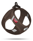 Curli Clasp Vest Geschirr Softshell – Braun / 3XS