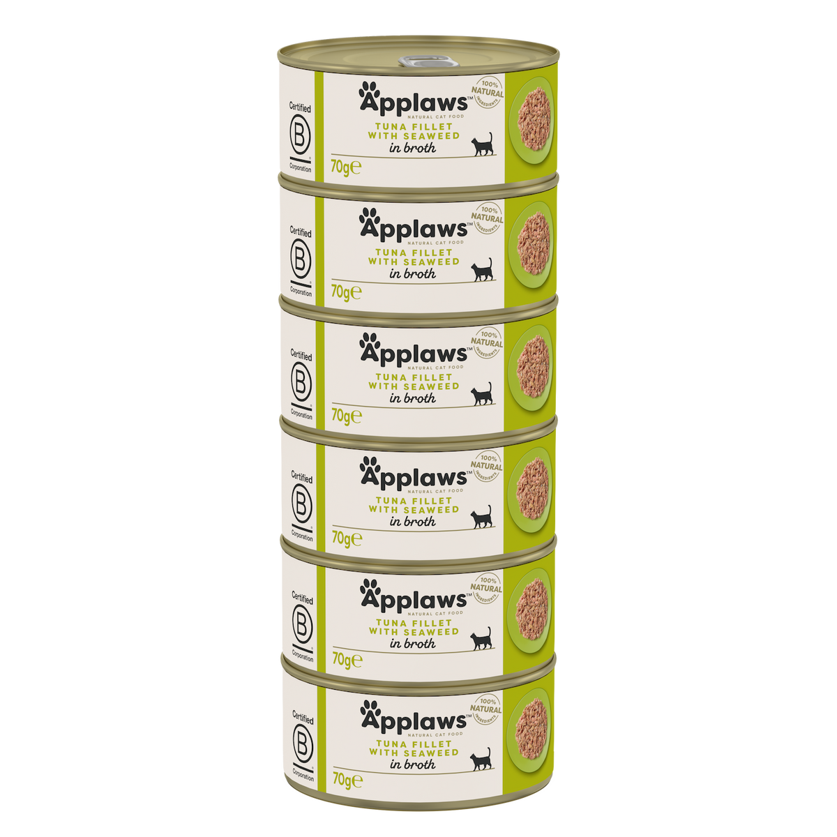 Applaws Katze Thunfischfilet & Meeresalge – 6 x 70 g