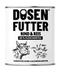 Schnauze & Co. Dosenfutter® Rind & Reis (6 x)