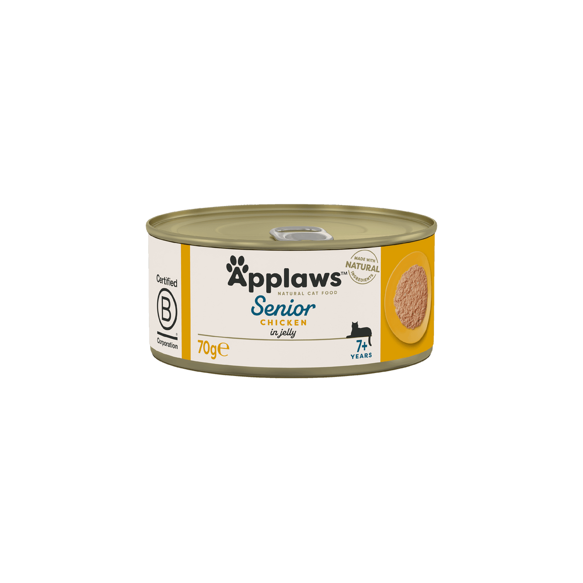 Applaws Katze Senior Huhn in Gelee – 24 x 70 g
